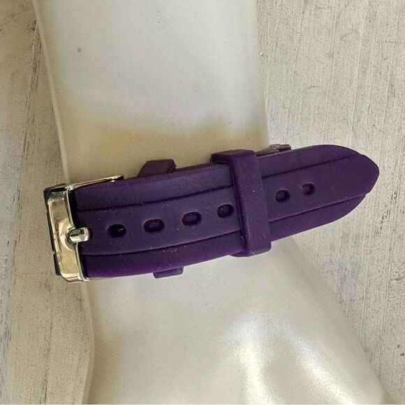 Bréda zebra rhinestone watch with purple band - Picture 8 of 8